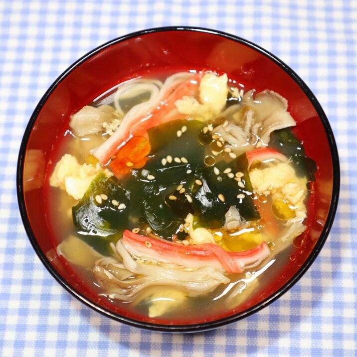 ヒルナンデス☆ダイエット☆乾燥舞茸でわかめスープ